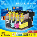 Cheaper price ink cartridges B-LC123 with chip for Brother with more than 16 year experiences in China